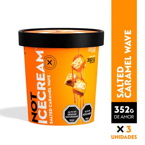 NOTICECREAM 352 gr - Salted Caramel Wave (Salted Caramel) - 3 unidades