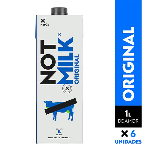 Not Milk 1 Lt Original - 6 unidades