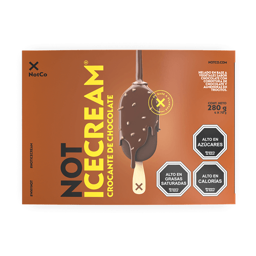 NotIceCream Multipack Crocante Chocolate 4x70g