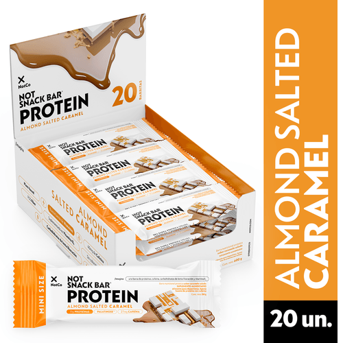 Barra de proteína NotSnack Bar Salted Caramel 20 x 30g